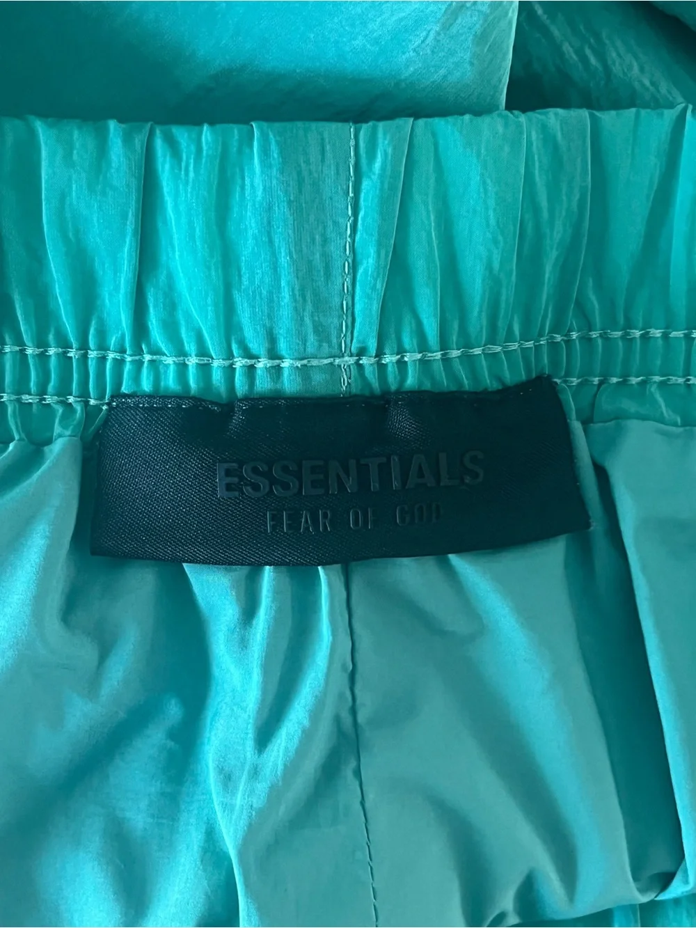 FOG Essentials Fear of God Men's Green Nylon Track Pants Jogger Size XL